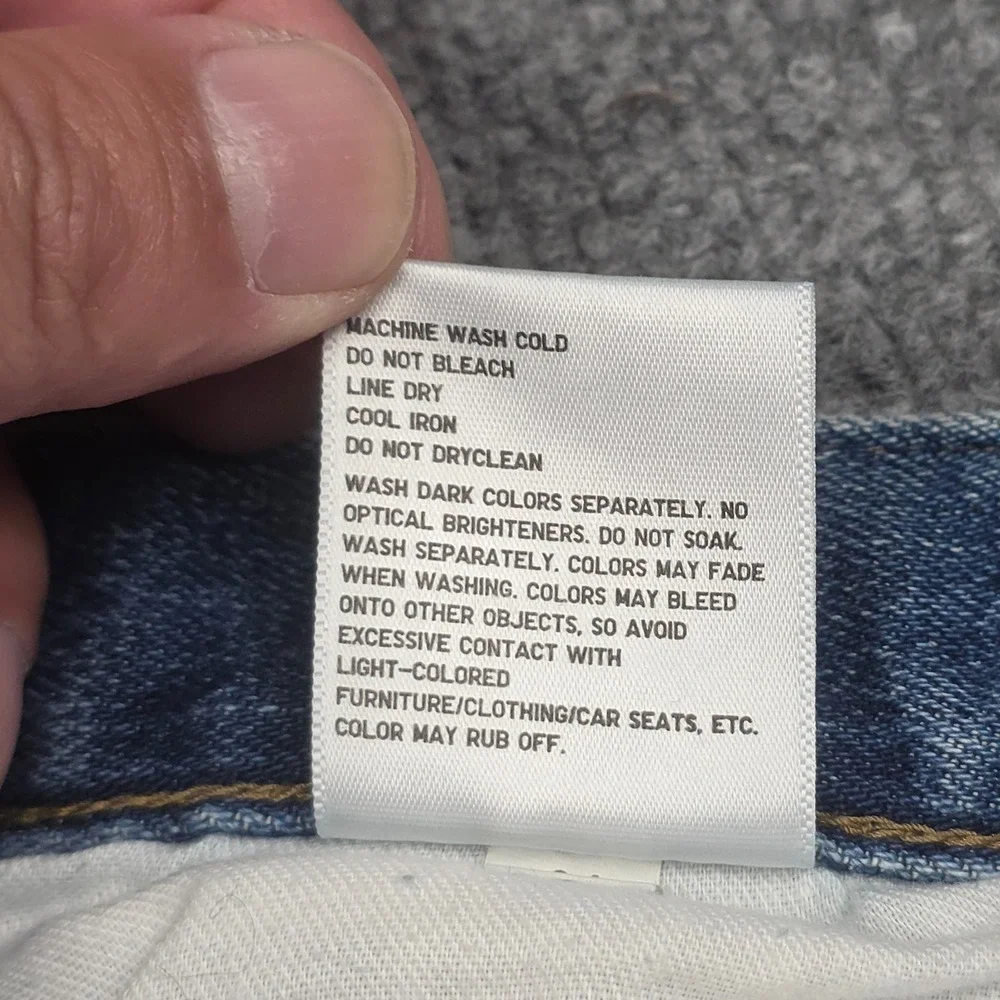 Uniqlo Selvedge Jeans Men's 32x32 (FITS 32x29) Blue Denim Slim-Straight Kaihara